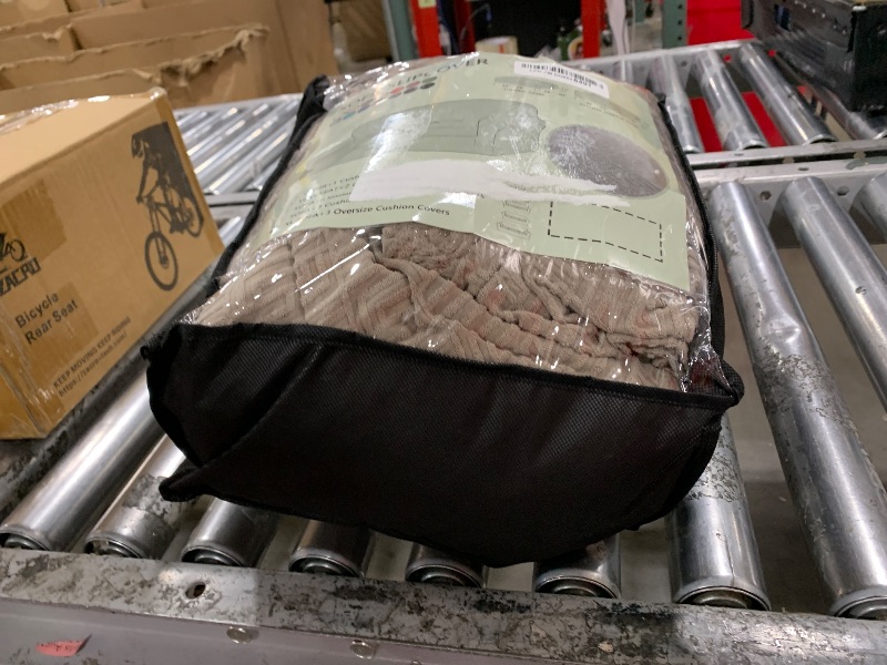 Photo 1 of XINEAGE 2025 New 4 Pieces Extra Large Couch Covers for 3 Cushion Sofa Super Stretch Sofa Cover for 3 Large Seat Cushion Universal Slip Cover for Living Room (Khaki), 91"-110"(3 Cushions)