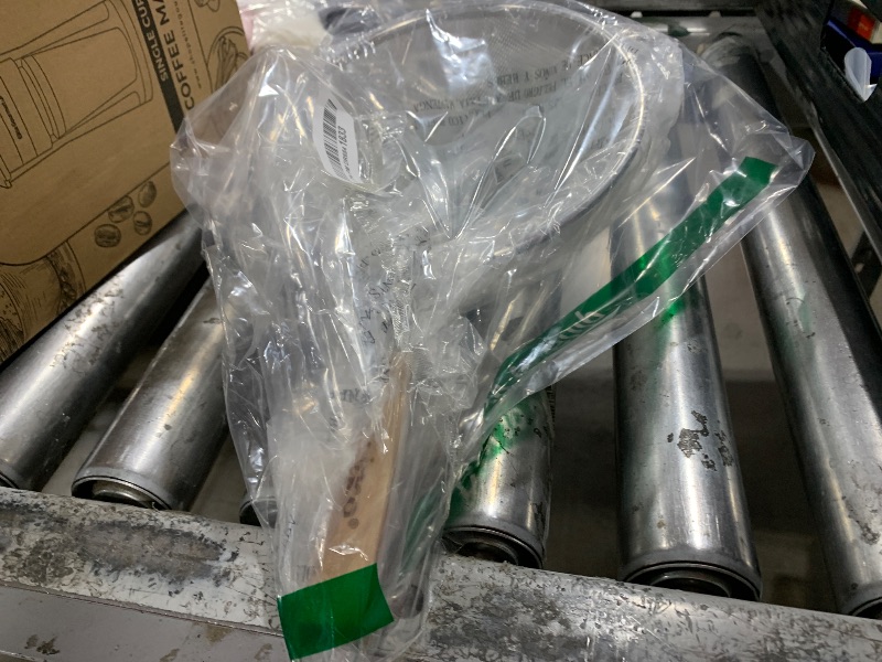 Photo 1 of Winco Strainer with Single Fine Mesh, 8-Inch Diameter, Medium, Stainless Steel, Tan,Silver
