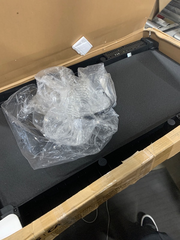 Photo 1 of Walking Pad Treadmill with APP, 3 in 1 Under Desk Treadmill, 2.5HP Low Noise Walking Vibration Pad with Remote Control,Portable Treadmills for Home Office, Red