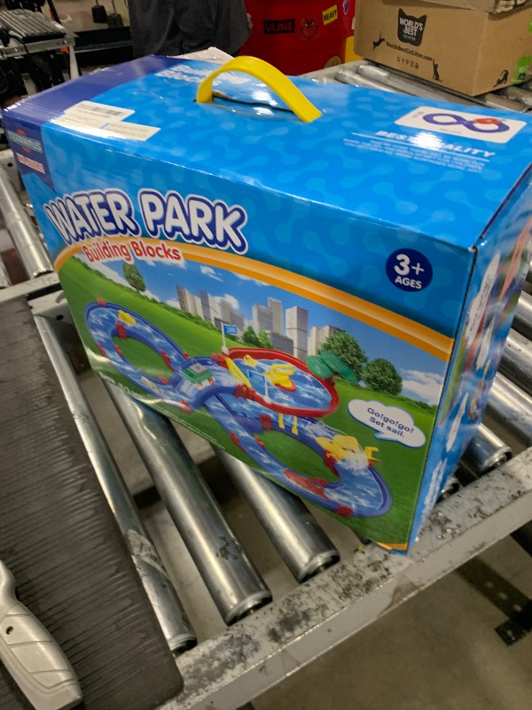 Photo 1 of TERRAMUS 2-Tier Water Table Toys for Kids,61PCS Water Park Playset with Pump,Summer Water Toys Waterways for Backyard Beach Pool Lawn,Outdoor Toy for Toddlers 3-5 4-8, Gifts for Boys Girls