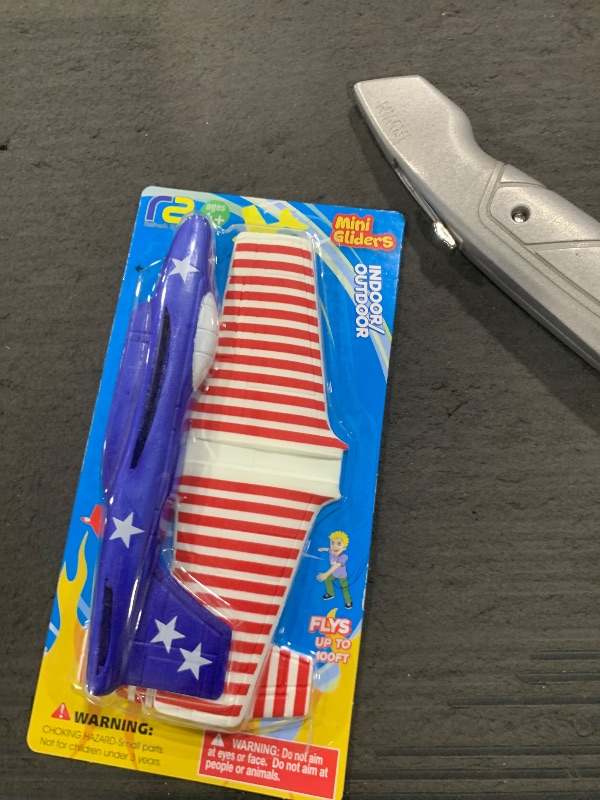 Photo 1 of Airplane Toys For Kids: Stars & Stripes Foam Glider Plane Toy For Boys & Girls - USA Flag Design Easter Basket Stuffers Gifts - Airplane Toy American Flag Model Color Airplanes For Boys Flying Glider