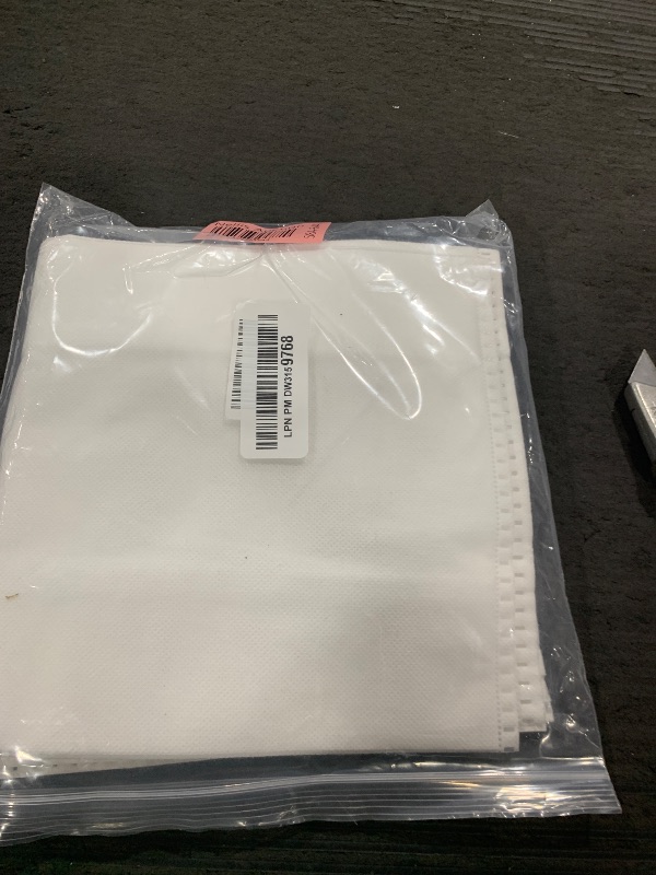 Photo 1 of 49-90-2016 Fleece Dust Bags For MILWAUKEE 0960-20 & 0970-20 M18 PACKOUT Vacuum