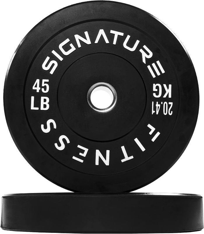 Photo 1 of Fitvids Olympic Bumper Plate Weight Plates with Steel Hub
