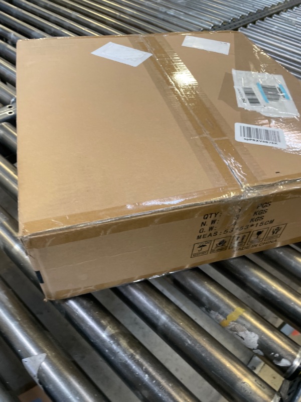 Photo 1 of DOURARY Flush Mount Ceiling Fans with Lights and Remote, Minimalist 20 in Dimmable Low Profile Ceiling Fan, Match Any Interior, Stepless Color Temperature Change, and 6 Speeds - Black