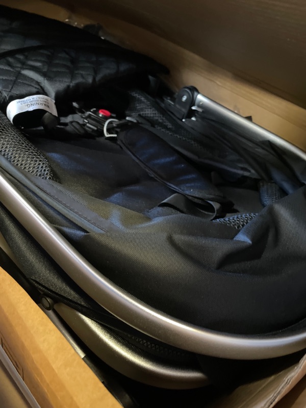 Photo 1 of Hagaday Baby Stroller, 2-in-1 Convertible Stroller with Bassinet Mode, Foldable Infant Stroller with Canopy, One Button Brake, Adjustable Handle, Newborn Stroller(Black)