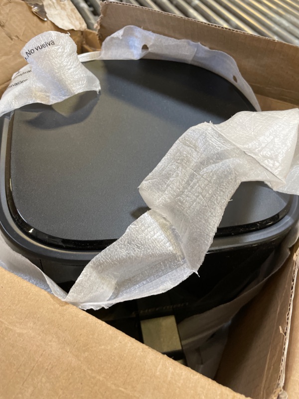 Photo 1 of Chefman Air Fryer – 4 QT Compact Airfryer for Quick & Easy Meals, Features Hi-Fry Technology for Extra Crisp, Easy-View Window, Touch Controls with 4 Presets, Nonstick & Dishwasher Safe Basket - Black