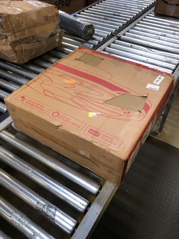 Photo 1 of Orison Smart Ceiling Fans with Lights Compatible with Alexa and Google Assistant 20", Low Profile Ceiling Fan with Lights Remote,APP Control,6 Speed Reversible Blades for Bedroom/Living Room