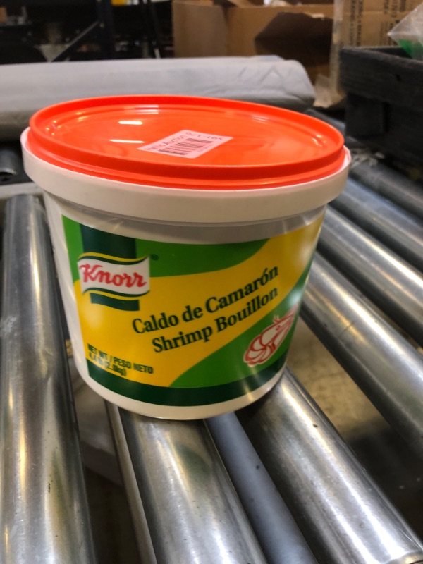 Photo 1 of Knorr Professional Caldo de Camaron, Shrimp Bouillon with Shrimp Flavor Granulated Base, Bouillon as a Base, Marinade, Flavor Enhancer, Shelf Stable Convenience, 0g Trans Fat, 4.4 lbs 
