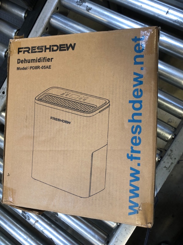 Photo 2 of FRESHDEW Dehumidifier, 30 Pints Dehumidifiers for Home, 1500 Sq. Ft Dehumidifiers with Drain Hose, 0.52 Gallon Water Tank for Basement Bathroom Bedroom, 24H Timer