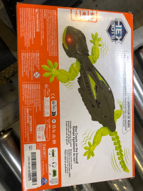 Photo 1 of HEX BOTS Wall Crawler Gecko, Rechargeable Remote Control Robot Kids Toys, Climbs up Walls for Prank Toys & Games, RC Robot Toys for Boys & Girls Ages 4 & Up