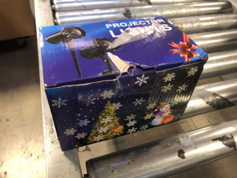 Photo 1 of Lingvee Holiday Projector Light with Slides LED Projector Lights Outdoor Reflectors Waterproof Landscape Decorative Lighting Projection Lamp for Party(Santa Claus)