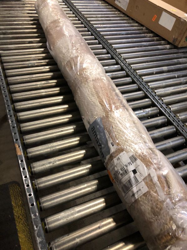 Photo 1 of nuLOOM Christana Traditional Checkered Jute Area Rug - 6x9 Jute Area Rug Contemporary/Modern Ivory Rugs for Dining Room Rug Neutral Rug Living Room Rug