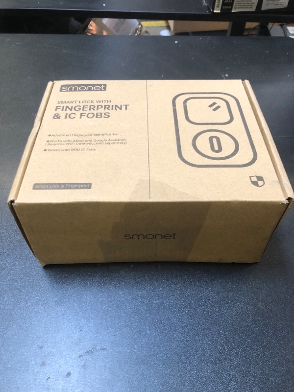 Photo 2 of Smart Deadbolt, SMONET Fingerprint Electronic Deadbolt Door Lock with Keypad-Bluetooth Keyless Entry Keypad Smart Deadbolt App Control, Ekeys Sharing, App Monitoring Auto Lock for Homes and Hotel