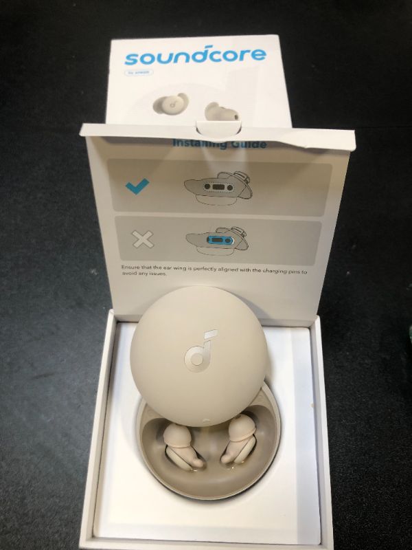 Photo 3 of Soundcore Sleep A20 by Anker Sleep Earbuds, Noise Blocking Sleep Headphones, Small Earplugs for Side Sleepers, 80H Playtime, Stream Content via Bluetooth 5.3, Sleep Monitor, Personal Alarm (Renewed)