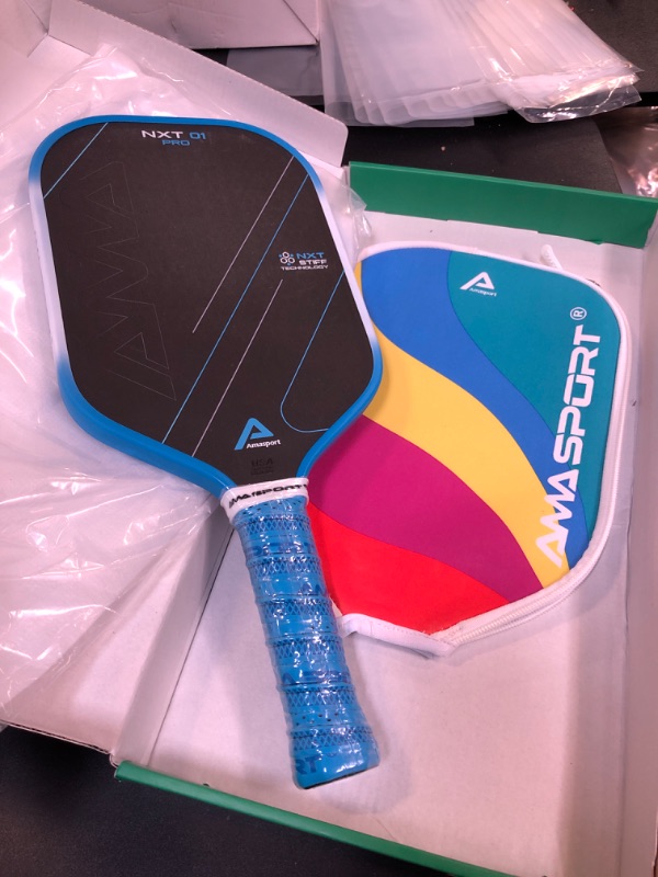 Photo 3 of PICKLETECH NXT 01 Propulsion Frame USAPA Approval Pickleball Paddle-Upper Limit Roughness Drive Textured Surface for PRO Player 16mm