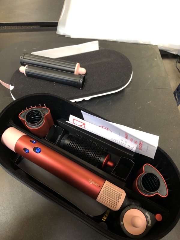 Photo 3 of Dyson Special edition Airwrap™ Complete long multi-styler in Strawberry bronze and blush pink with Detangling comb