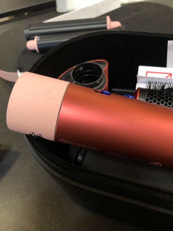 Photo 4 of Dyson Special edition Airwrap™ Complete long multi-styler in Strawberry bronze and blush pink with Detangling comb