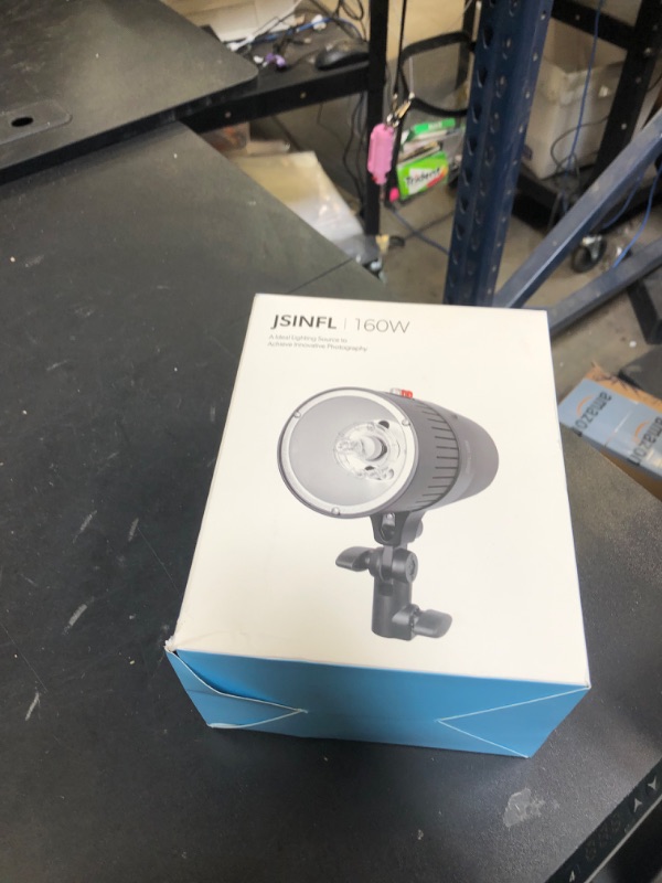 Photo 1 of LimoStudio 160W Photo Monolight Flash Strobe Studio Photography Light Lighting, Flash Strobe Light, Quality Circular Flash Tube Bulb, Quality Model Light Bulb, AGG1756