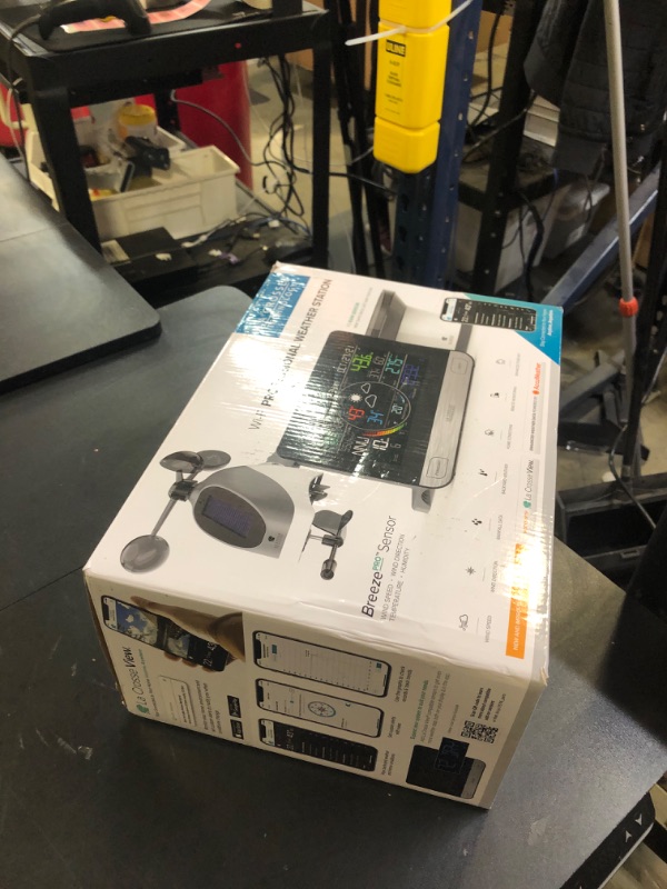Photo 1 of La Crosse Technology 328-69357-INT Wi-Fi Professional Weather Station, Black