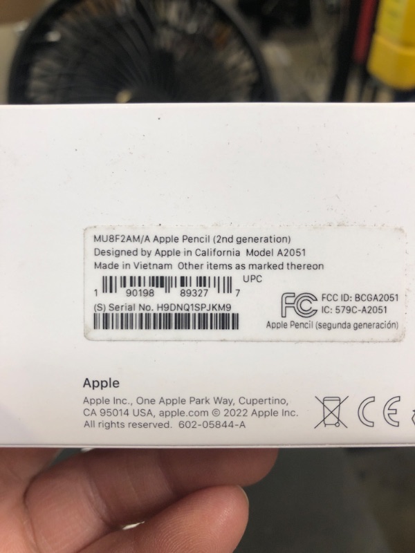 Photo 4 of Apple Pencil (2nd Generation): Pixel-Perfect Precision and Industry-Leading Low Latency, Perfect for Note-Taking, Drawing, and Signing documents. Attaches, Charges, and Pairs magnetically.
