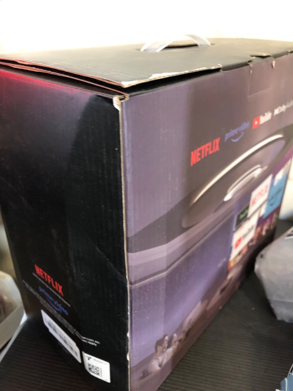 Photo 1 of [1000 ANSI & Audio by DBX-TV] Alvar 4K Projector with WiFi 6 and Bluetooth, NetfIix Certified & DoIby Audio, Auto Focus and Auto Keystone Native 1080P Smart Projector with HDR10+, 30W Speakers, Black