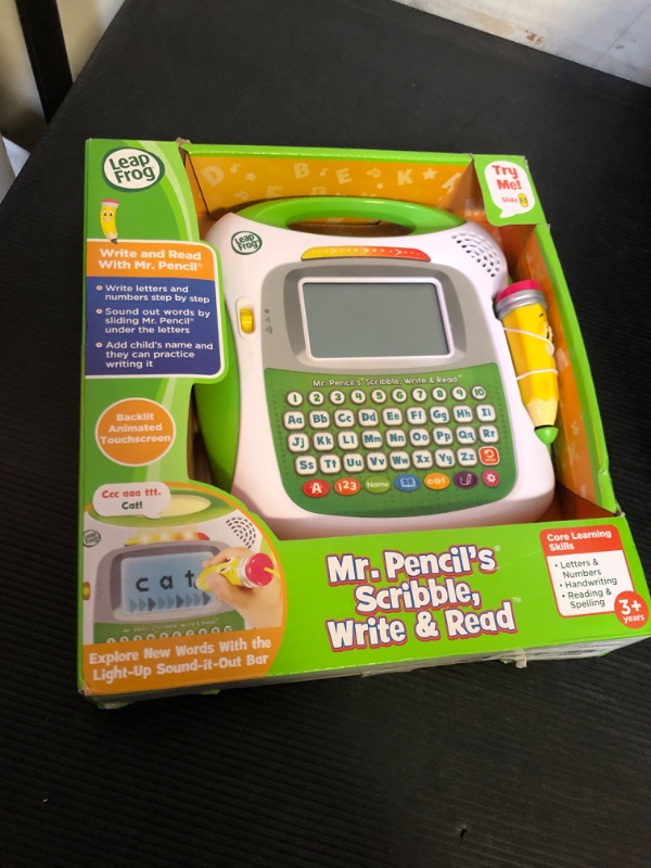 Photo 1 of LeapFrog Mr Pencil's Scribble Write and Read, Green