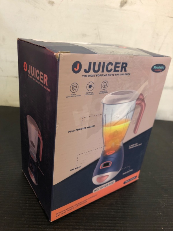 Photo 1 of Ipetboom Realistic Fruit Blender 1pc blender toy, kids blender toy kitchen pretend play toy kids blender and mixer set role play kitchen toy for kids home kitchen playset, without battery Tiny Toys