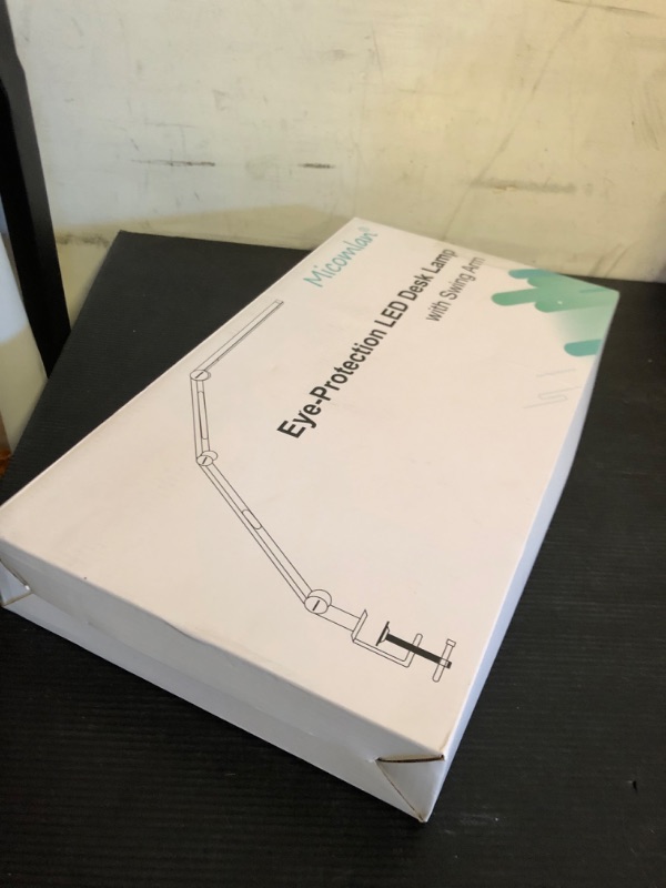 Photo 1 of LED Desk Lamp with Clamp, Architect Desk Lamp with Dual Light and Adjustable Swing Arm, Clip-on Eye-Care 4 CCT Modes & 5 Brightness Levels Table Light Modern Computer Lighting for Home Office