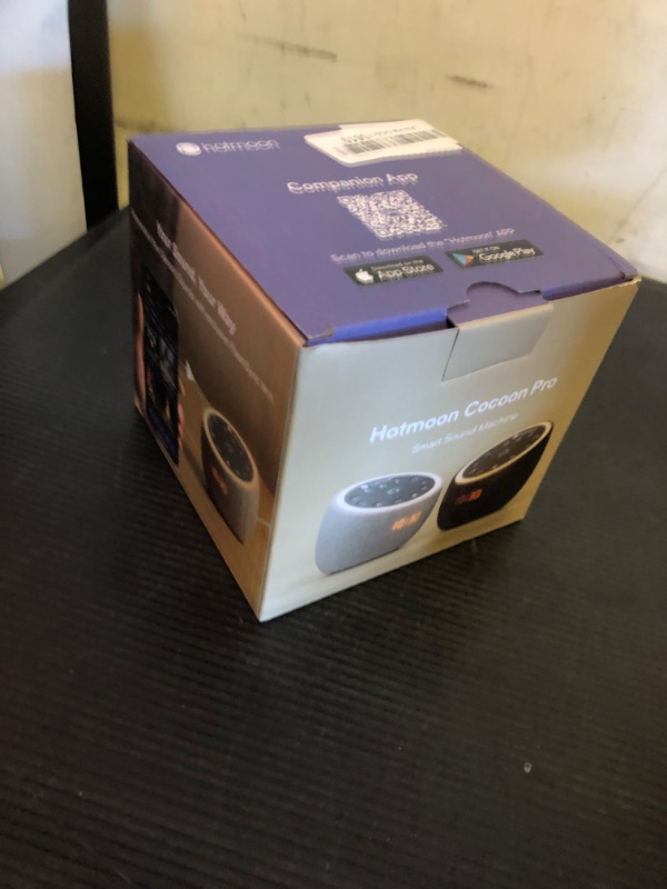 Photo 1 of Hotmoon Sound Machine, Cocoon Pro White Noise Sound Machine with 361 Sounds for Baby Adult, Night Light, Sleeping Timer, App Control, Plug in DIY Sound Machine, Home Office Yoga, Noise Machine Gift