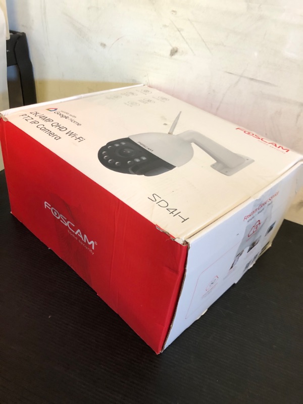 Photo 1 of FOSCAM 4MP WiFi PTZ Outdoor Camera, 18X Optical Zoom with Auto Tracking, 2.4/5GHz WiFi Camera for Home Security, Person/Vehicle/Animal Detection, 656ft Night Vision, 350°Pan 90°Tilt, Two-Way Audio