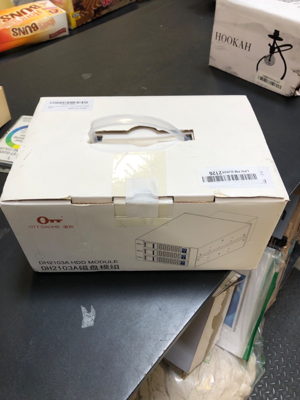 Photo 1 of RackChoice Internal Hard Drive Enclosure 3x2.5”/3.5” SATA/SAS Hard Drive Backplane 6 Gbps HDD hotswap in 2xExternal 5.25" Bay