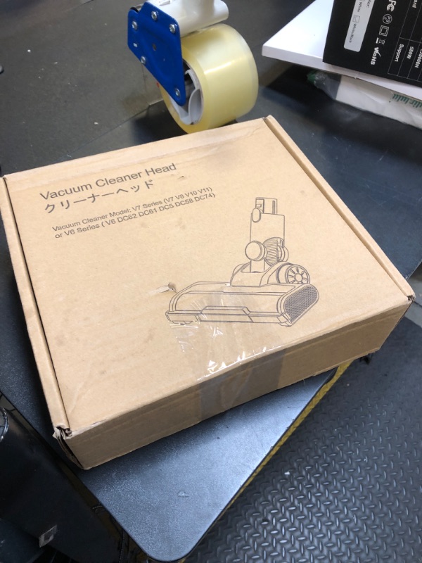 Photo 1 of v6 Head Replacement Parts for Dyson Vacuum Attachments v6 DC74 DC62 DC61 DC59 DC58 sv07 Hardwood Floor Attachment Animal Fluffy Absolute Motorhead with 4 LEDs, DC48/DC63/Ball/Slim NOT Compatible