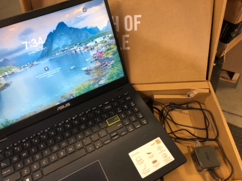 Photo 2 of ASUS 15.6” Vivobook Go Slim Laptop, Intel Dual Core N4500, 4GB RAM, 128GB SSD, Windows 11, Star Black, L510KA-ES04