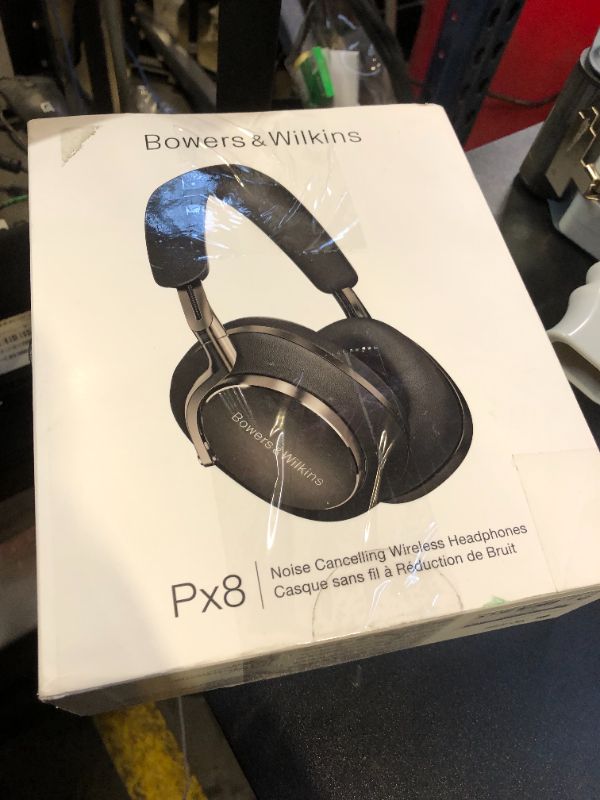 Photo 3 of Bowers & Wilkins Px8 Over-Ear Wireless Headphones, Advanced Active Noise Cancellation, Luxurious Materials, 30-Hour Battery Life, 15-Min Quick Charging, Black