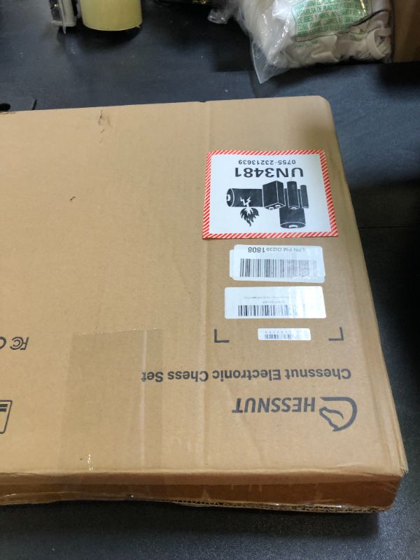 Photo 1 of Chessnut Air Electronic Chess Set, A magnificently Handcrafted Wooden Chess Board with Extra Queens,LEDs, AI Adaptive Electronic Chess Set Game and App with Computer Chess Board