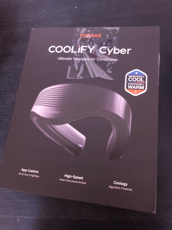 Photo 2 of TORRAS [COOLiFY Cyber?2024 Flagship Neck Air Conditioner, Ultimate Immersive Cooling Portable Neck Fan Rechargeable with 6000mAh, Neck Cooler Neck Fans that Blow Cold Air for gifts