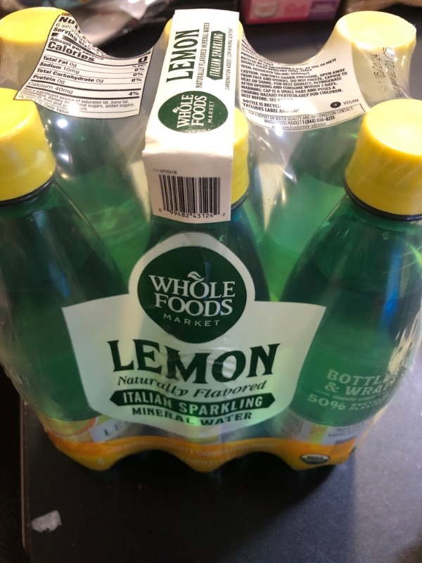 Photo 1 of lemon natural flavored sparkling water 