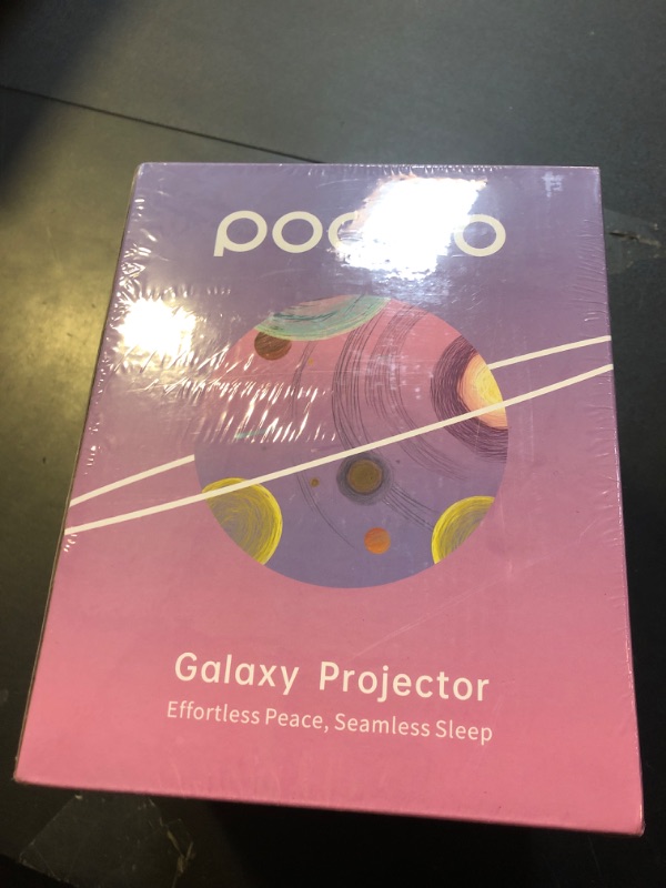 Photo 2 of POCOCO Galaxy Star Projector for Bedroom with Replaceable Optical Film Discs, Home Planetarium Night Light Projector with High-Definition Soft Light for Relax, Study, and Meditate, Stress Relief Gifts