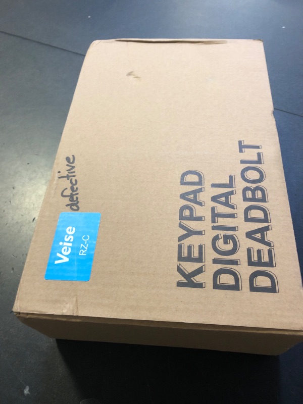 Photo 1 of Veise Keyless Entry Door Lock with 2 Lever Handles - Electronic Keypad Deadbolt, Auto Lock, Back Lit & Easy Installation Design, Front Door Handle Sets, Satin Nickel