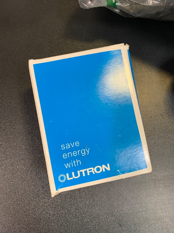 Photo 1 of Lutron Caseta Smart Lighting Original Switch for Light Bulbs and Fans, Works w/ Alexa, Apple HomeKit, Google Home (Hub Required), 6A Single-Pole/3-Way, Neutral Required, PD-6ANS-BL, Black