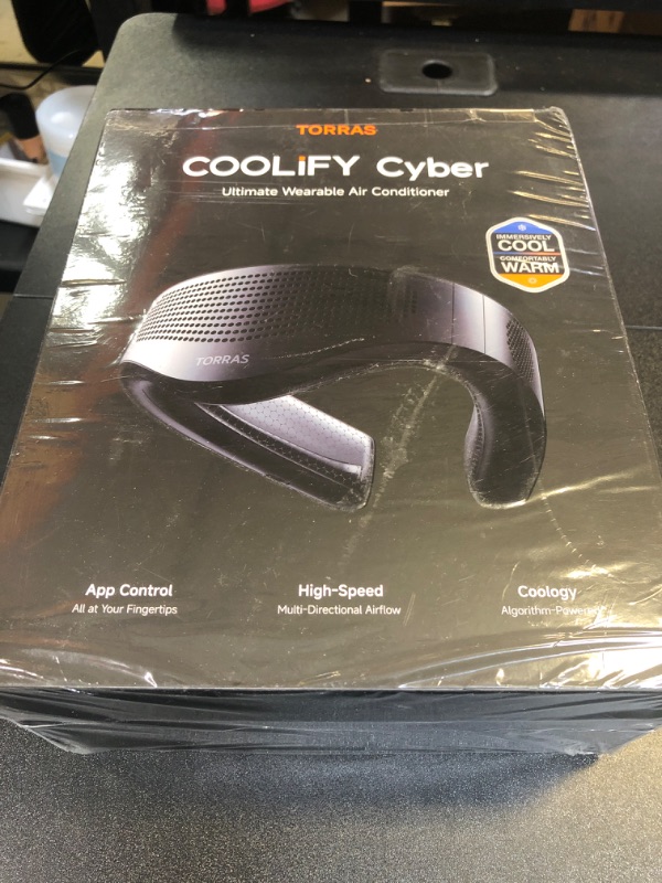 Photo 2 of TORRAS [COOLiFY Cyber?2024 Flagship Neck Air Conditioner, Ultimate Immersive Cooling Portable Neck Fan Rechargeable with 6000mAh, Neck Cooler Neck Fans that Blow Cold Air for gifts