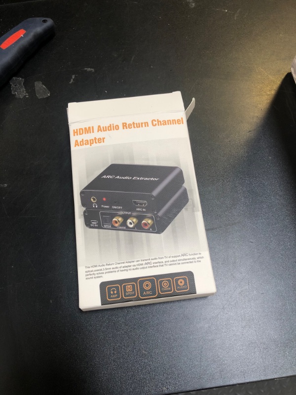 Photo 1 of AMANKA HDMI ARC Adapter 192KHz HDMI ARC Audio Extractor with Digital Optical TOSLINK SPDIF Coaxial, HDMI ARC to RCA Audio Converter Analog 3.5mm L/R Stereo, Audio Splitter for HDTV Soundbar Amplifier