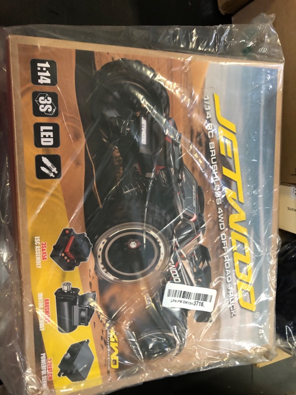 Photo 2 of Jetwood x Hyper go 1/14 All Terrain Super Fast Remote Control Car for Adults, 50mph Electric Brushless Race RC Car for Boys, Offroad RTR Radio Controlled Trucks, Hobby Grade Waterproof 3S High Speed