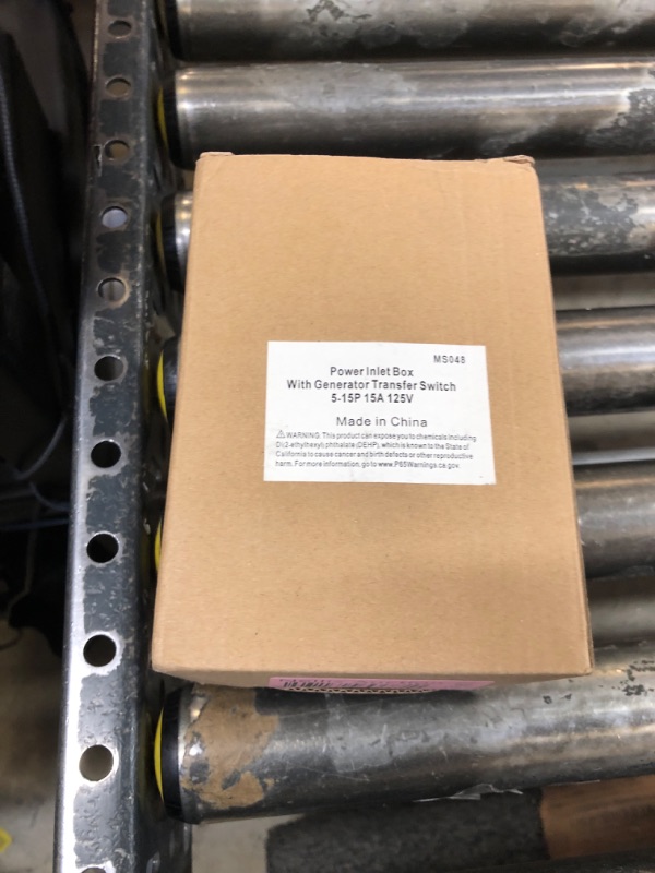 Photo 1 of BlueFire 15 Amp Manual Generator Transfer Switch, Pre Punched Detachable Holes, Weatherproof Generator Inlet Box with Circuit Breaker, with LED Light Indicator for Generator Outdoor Indoor,ETL Listed