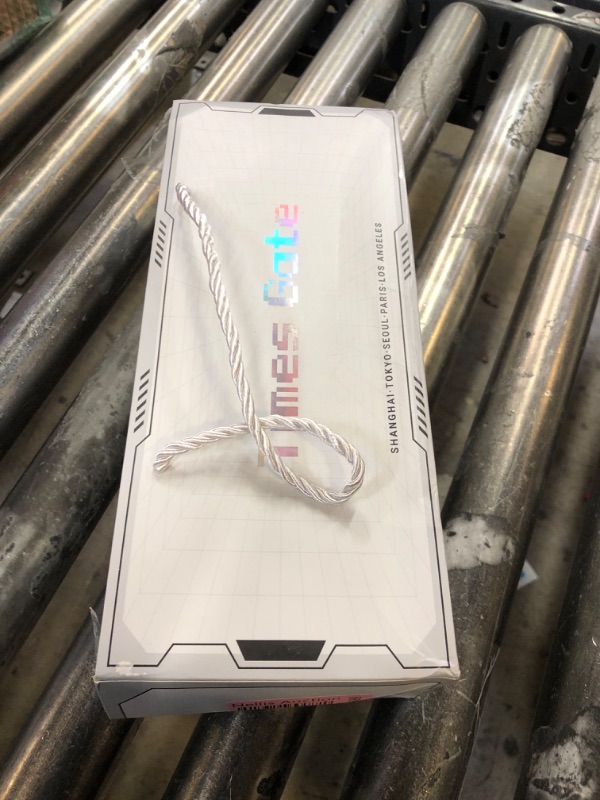 Photo 1 of Divoom Times Gate - Cyberpunk Gaming Setup Digital Clock with Smart APP Control, WiFi Connect, RGB LED Display, Personalized Dashboard, Pixel Art for Gaming Room & Office Decor(Sliver)