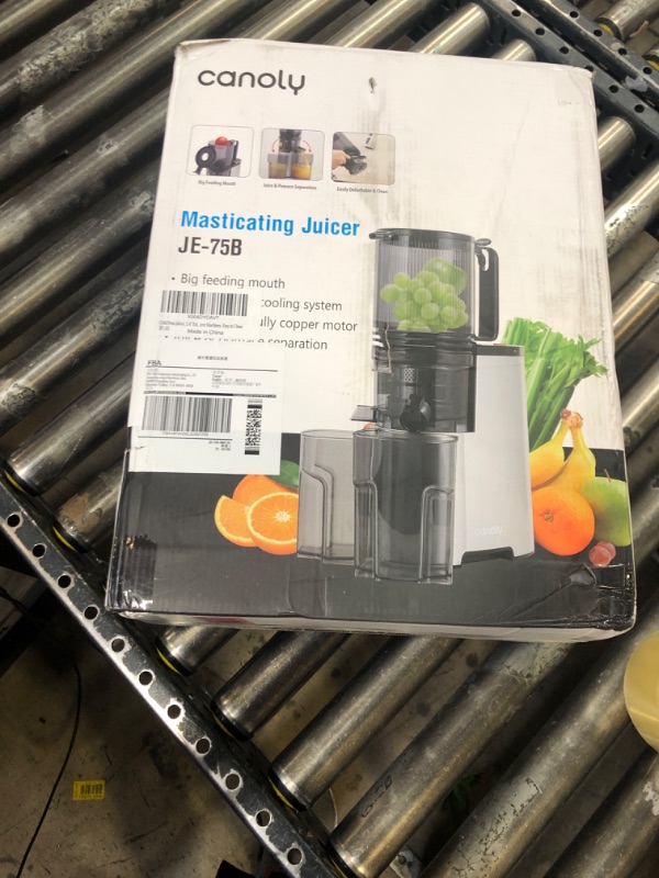 Photo 2 of Cold Press Juicer, 5.4" Wide Feed Chute Juice Extractor Machine with 400W, High Juice Yield, Slow Masticating Juicer for Whole Vegetables & Fruits