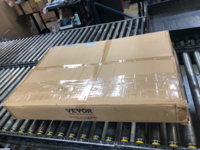 Photo 1 of VEVOR Rubber Threshold Ramp, 4" Rise Wheelchair Ramp Doorway, Recycled Rubber Power Curb Ramp Rated 33069 Lbs Load Capacity, Non-Slip Textured Surface Rubber Ramp for Wheelchair Car Scooter