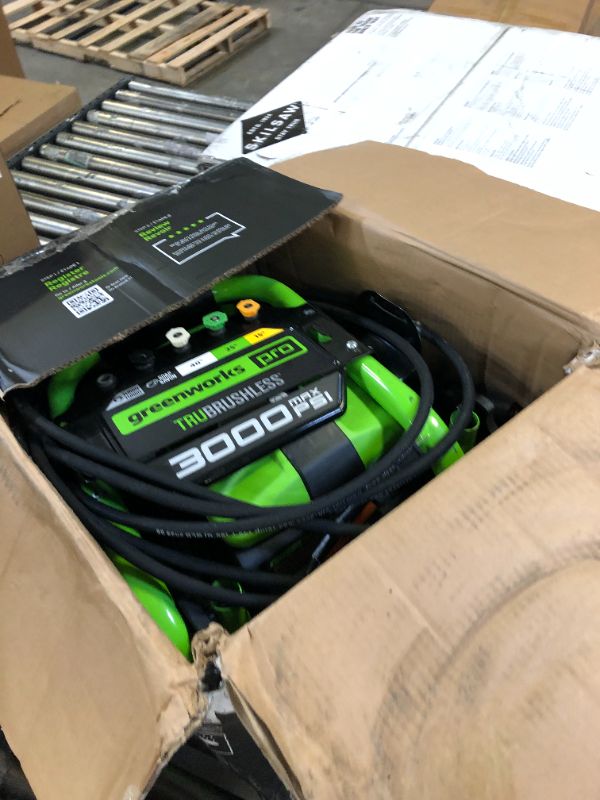 Photo 1 of Greenworks 3000 PSI (1.1 GPM) TruBrushless Electric Pressure Washer (PWMA Certified)