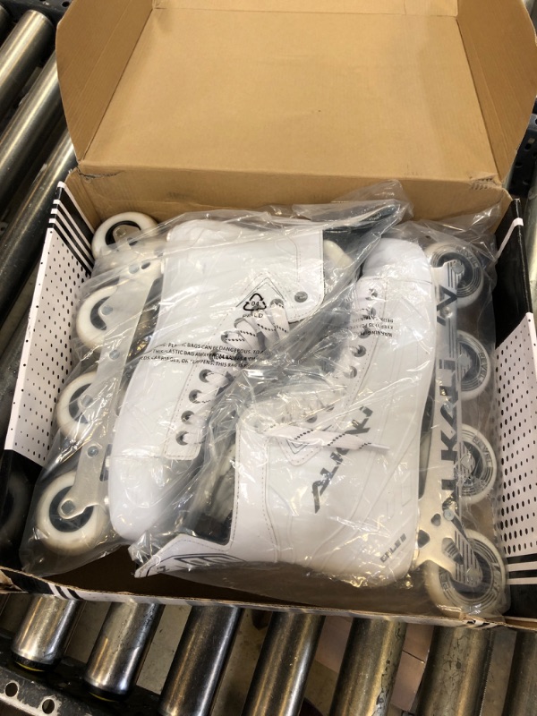 Photo 1 of Alkali Cele III Senior Adult Junior Kids Inline Roller Hockey Skates (Skate Size 13 (Shoe Size 14-14.5))