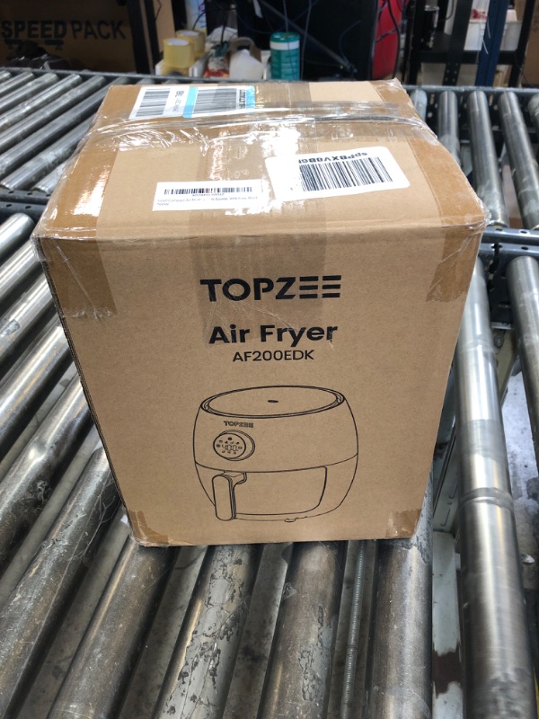 Photo 1 of Small Compact Air Fryer, 2.1QT, 4-in-1 Small Mini Airfryer, Bake, Roast, Reheat, 98% Less Oil, Adjustable Temperature Control w/ 60min Timer, Quiet, Nonstick & Dishwasher Safe Basket, BPA-Free, Black